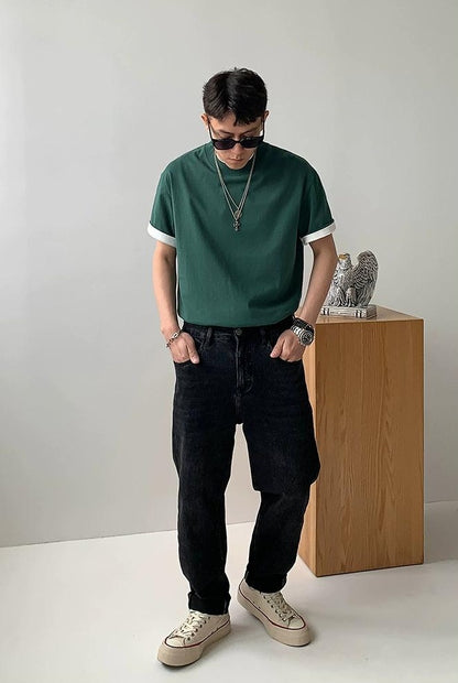 Cotton Casual Short-Sleeve T-Shirt