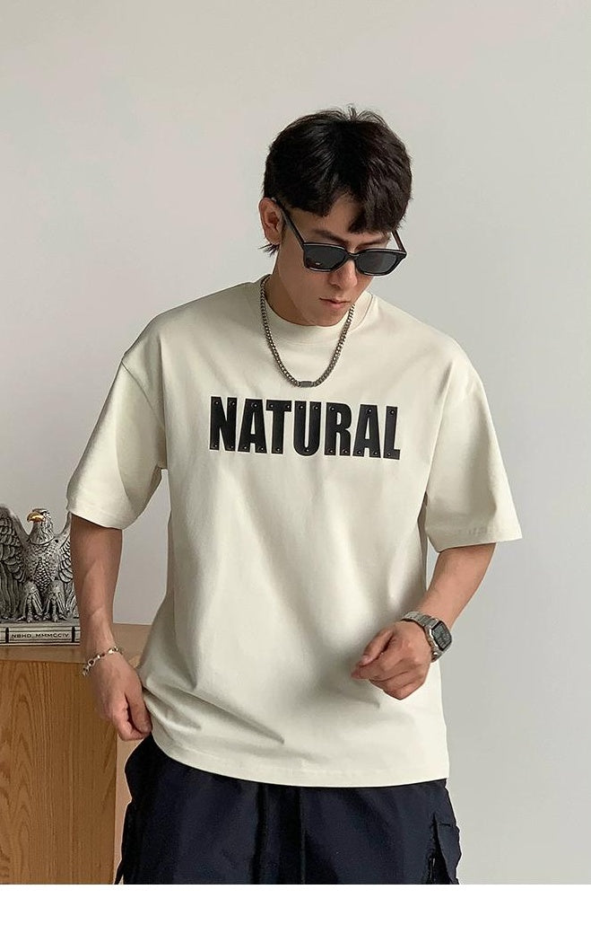 Rivet Print Short Sleeve T-Shirt