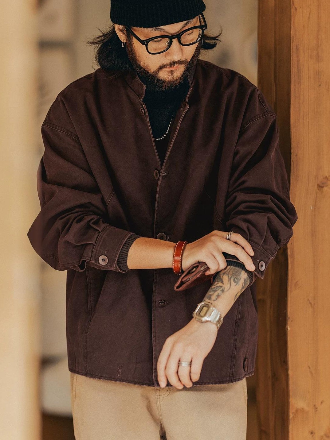 コットン フライトジャケット