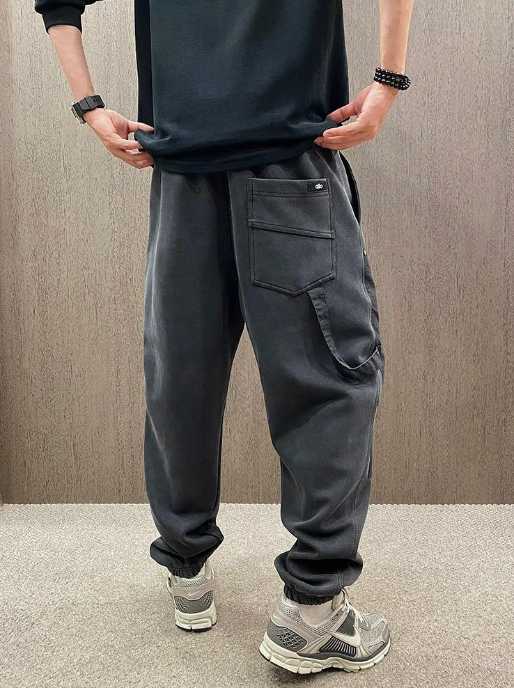Retro Embroidered Sweatpants