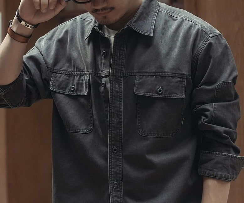 Retro Hunting Denim Shirt