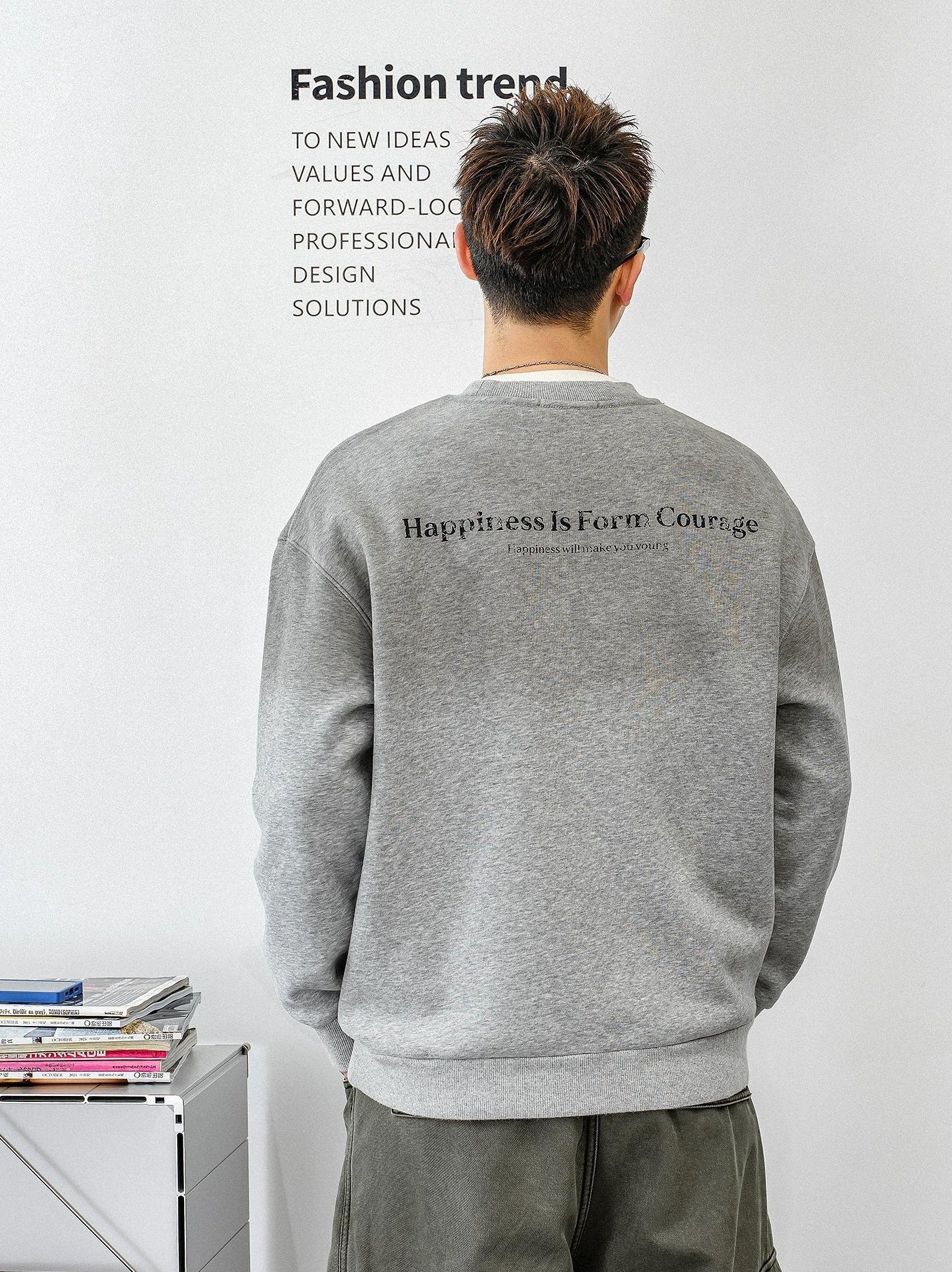 Fleece-lined casual shirt