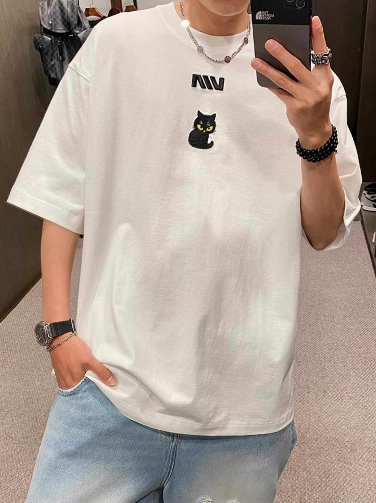 Candy Color Kitten Tee
