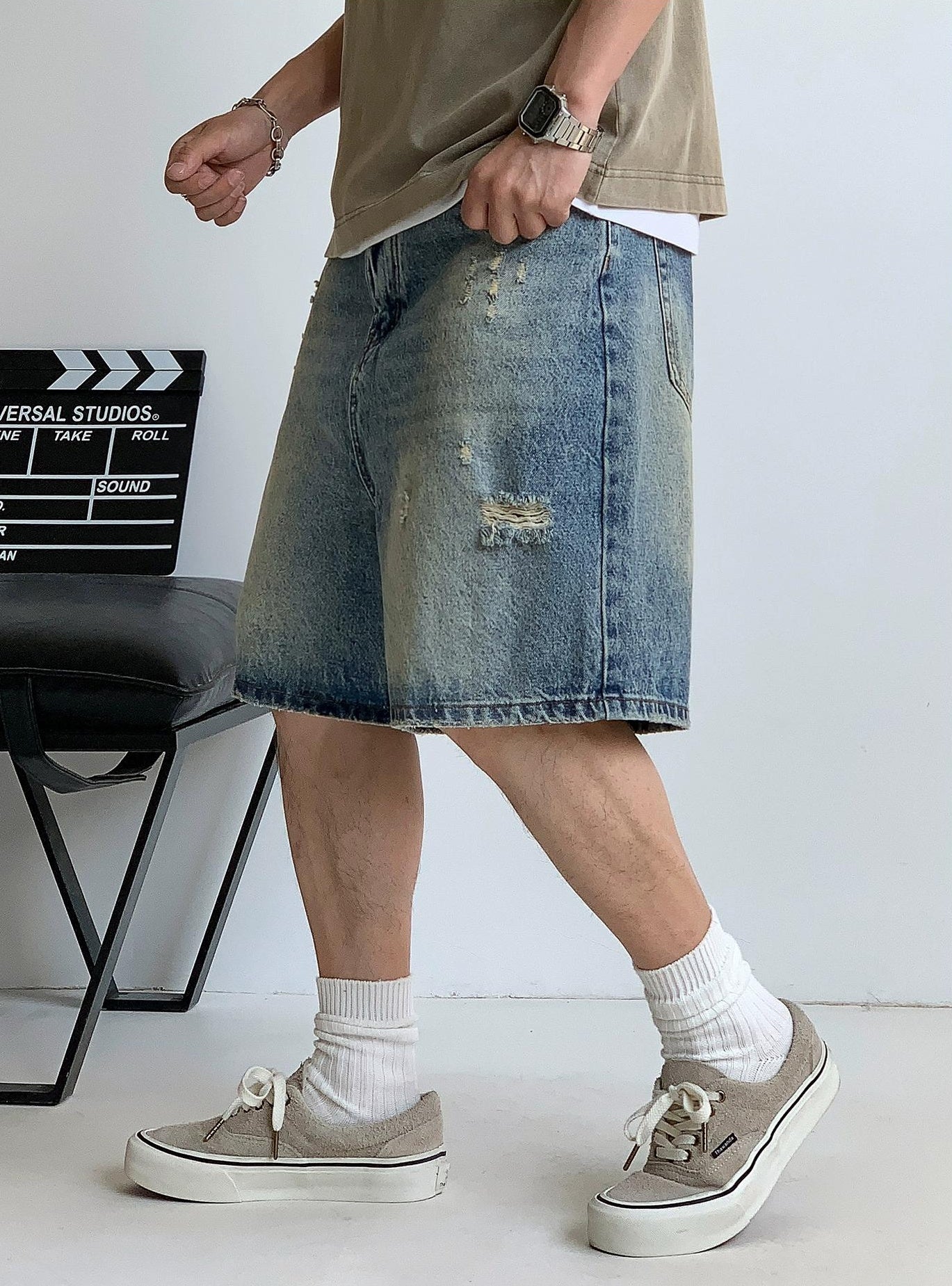 Summer Loose Jean Shorts