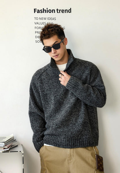 心地よいウールブレンドジャンパー