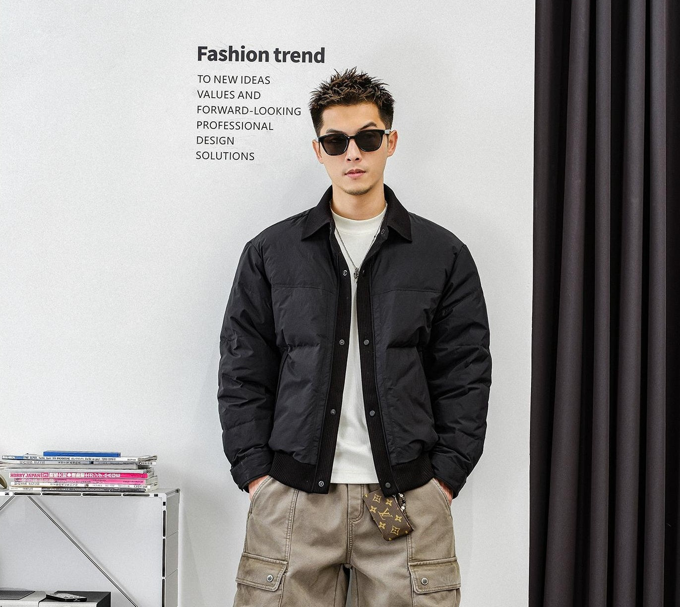 Men's heavy down jacket