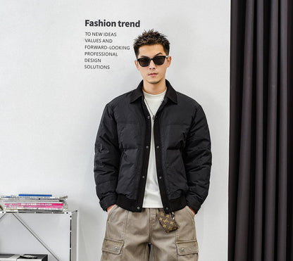 Men's heavy down jacket