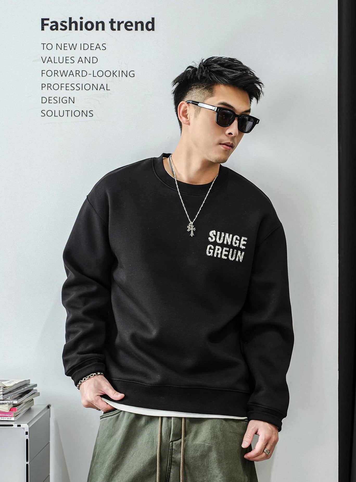 カジュアル フリース セーター トップ