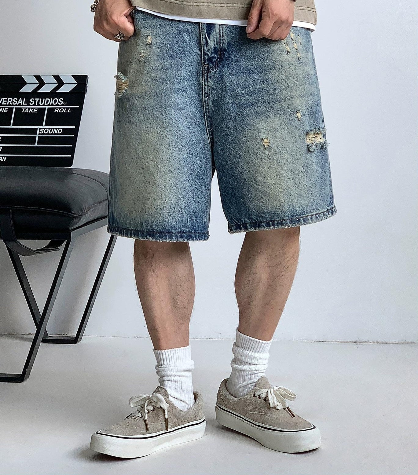 Summer Loose Jean Shorts