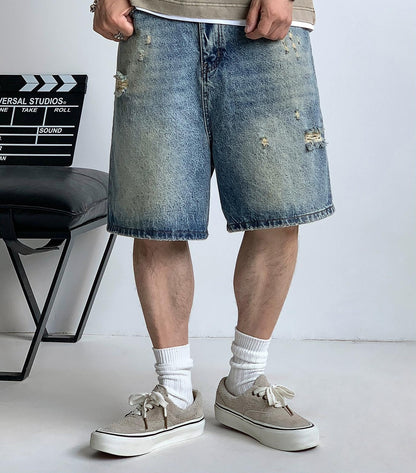 Summer Loose Jean Shorts