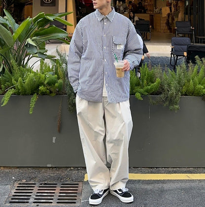 ウィンターフリースプリーツテーパードパンツ