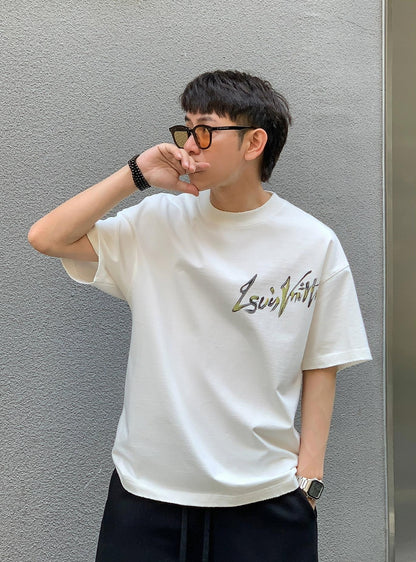 Flower Smiley Heavyweight Tee