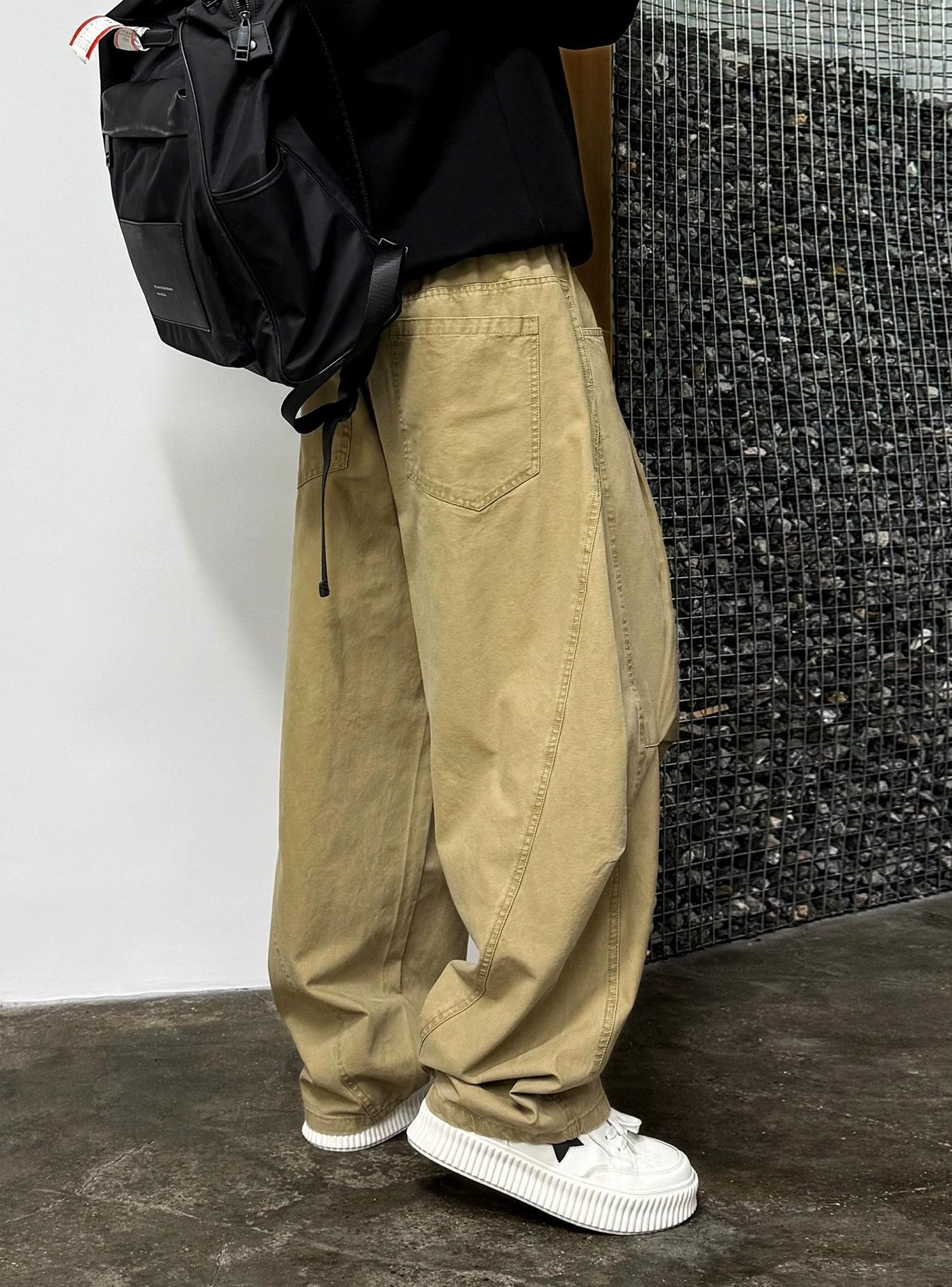 コージープリーツハーレムパンツ