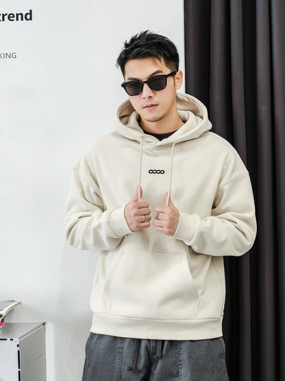 フーデッドフリースプルオーバージャケット