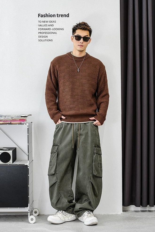 Heavyweight Twist Floral Pullover