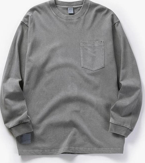 レトロラグランロングスリーブTシャツ