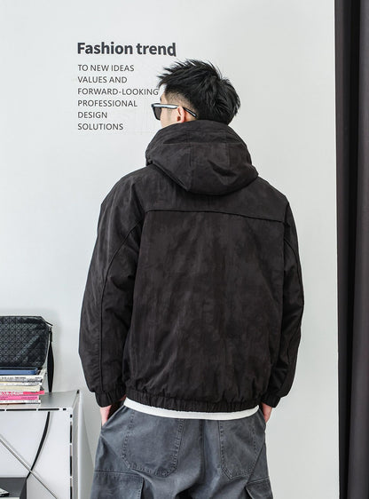 ファッションカモフラージュハーフジップジャケット