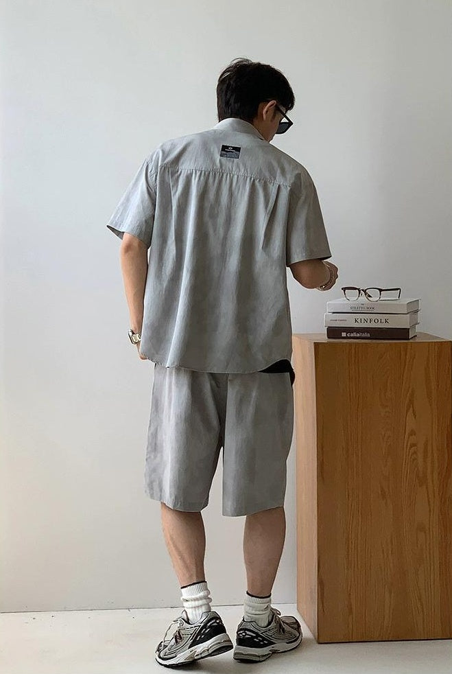 Gray Quick-Dry Casual Shirt