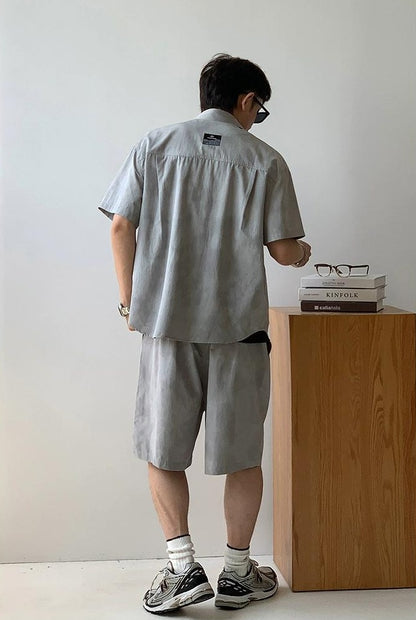 Gray Quick-Dry Casual Shirt