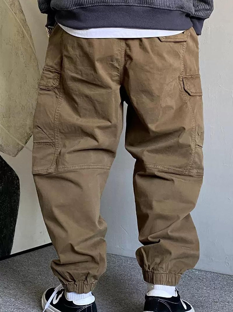 ルーズフィット ワークパンツ