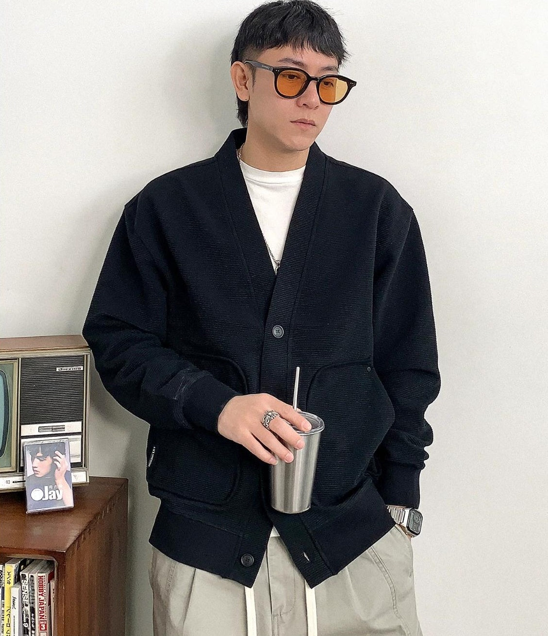Lang V-Neck Cardigan