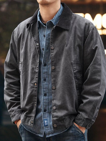 ウォッシュド カジュアル ワークジャケット