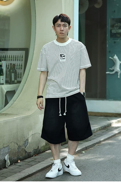 Striped Patchwork T-Shirt