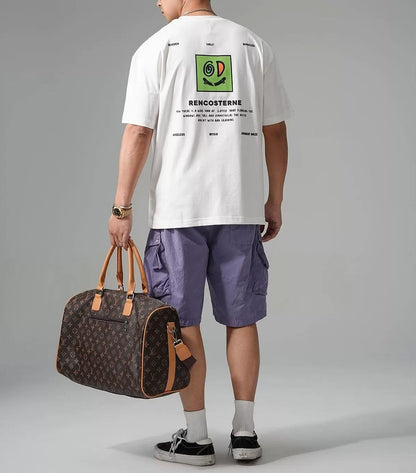 ラグジュアリーギャングプリントTシャツ