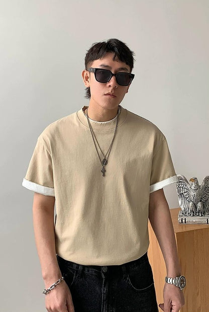 Cotton Casual Short-Sleeve T-Shirt