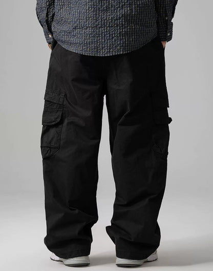 Wide-Leg Work Pants