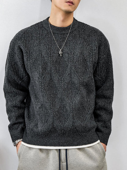 ツイストパターンニットジャンパー