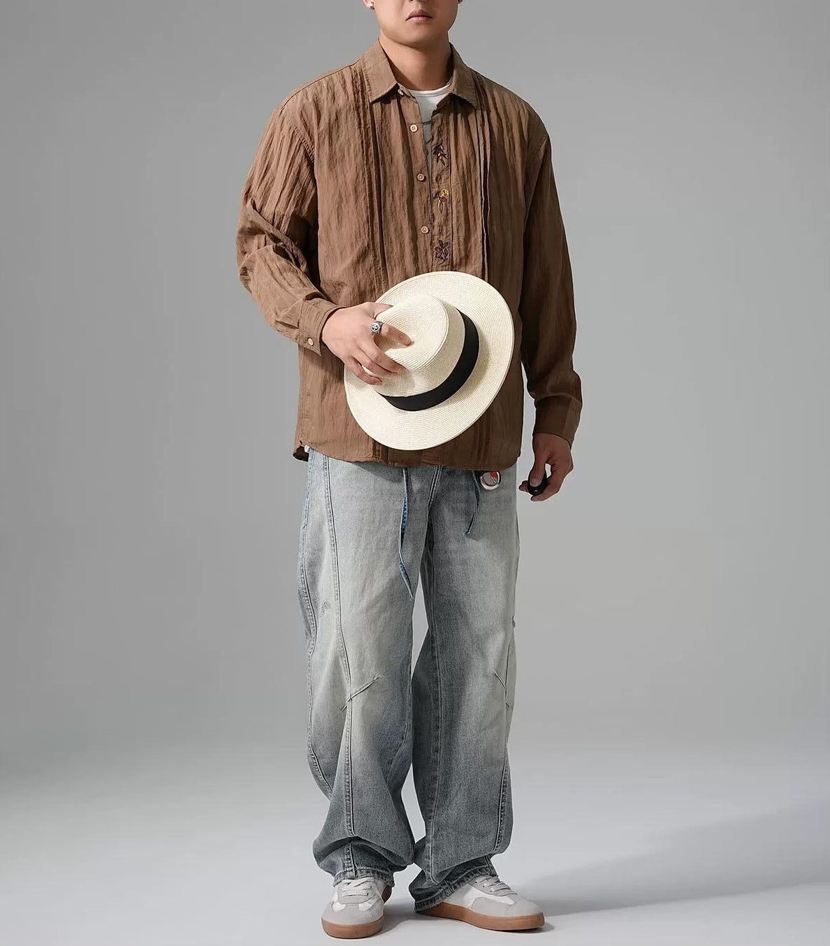 アメリカン・ルーズ・ラペル・シャツ