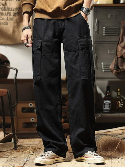 ワイドレッグマルチポケットパンツ