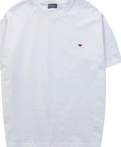 ソリッドカラー刺繍Ｔシャツ