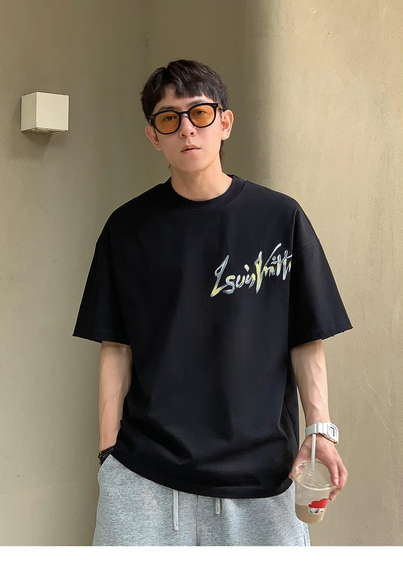 Flower Smiley Heavyweight Tee