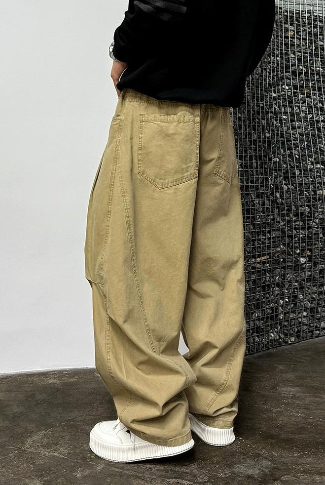 コージープリーツハーレムパンツ