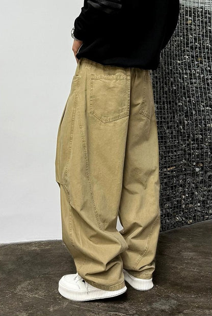 コージープリーツハーレムパンツ