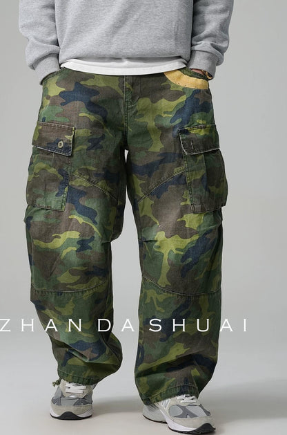 カモフラージュカーゴパンツ