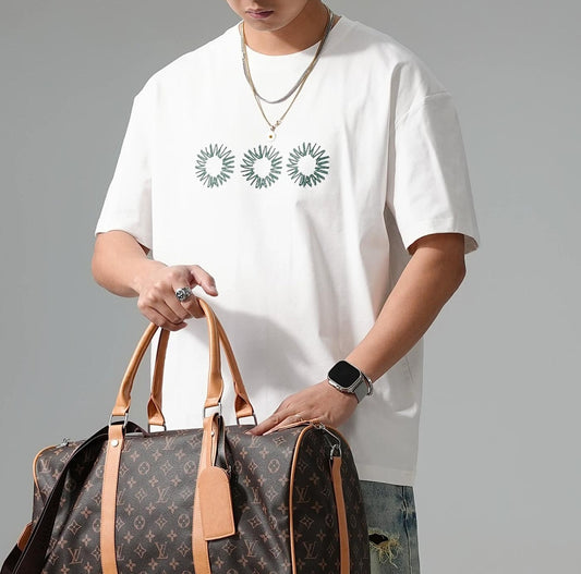 スタイリッシュ刺繍ジムTシャツ