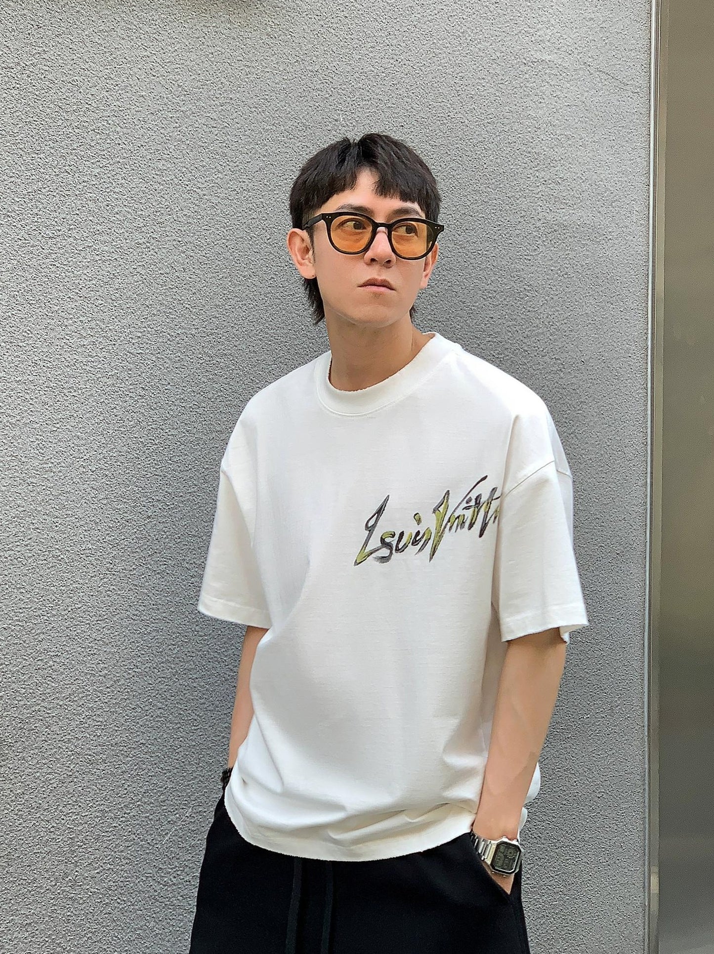 Flower Smiley Heavyweight Tee