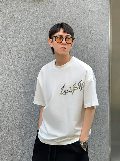 Flower Smiley Heavyweight Tee