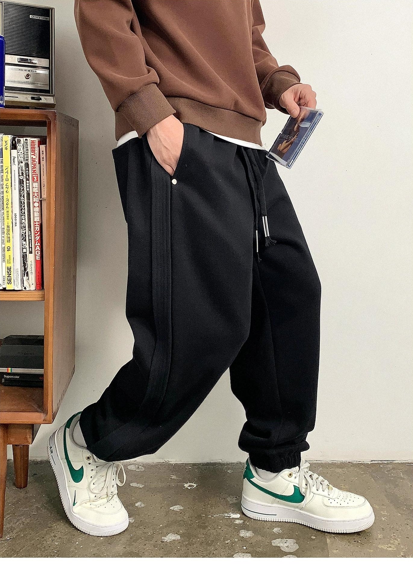 コージーサイドストライプパンツ