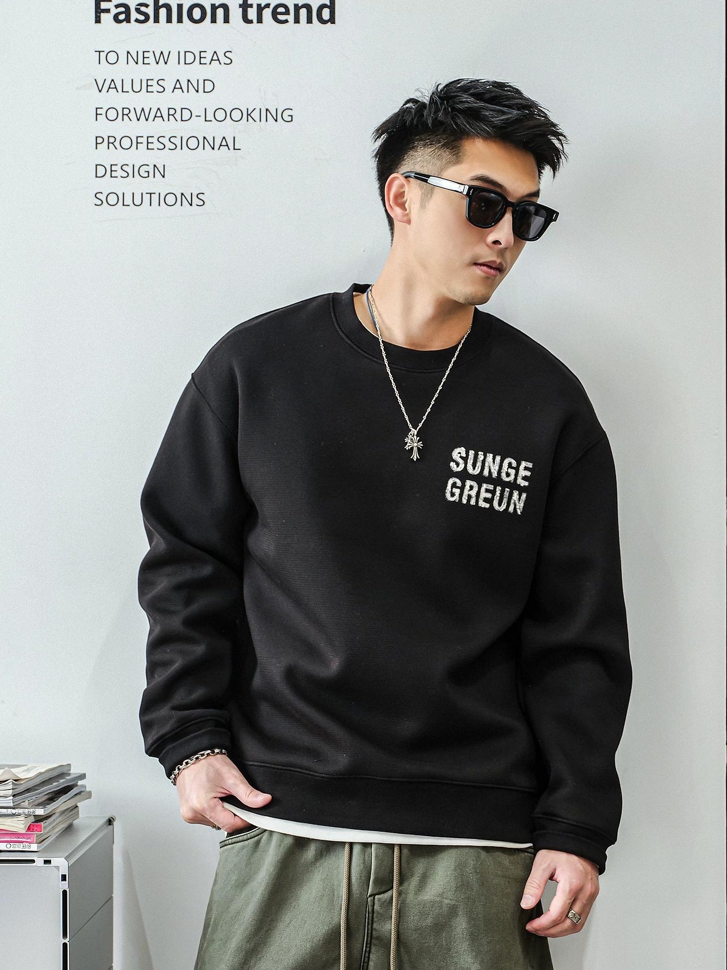 カジュアル フリース セーター トップ