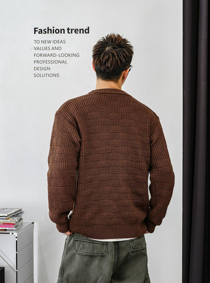 Heavyweight Twist Floral Pullover