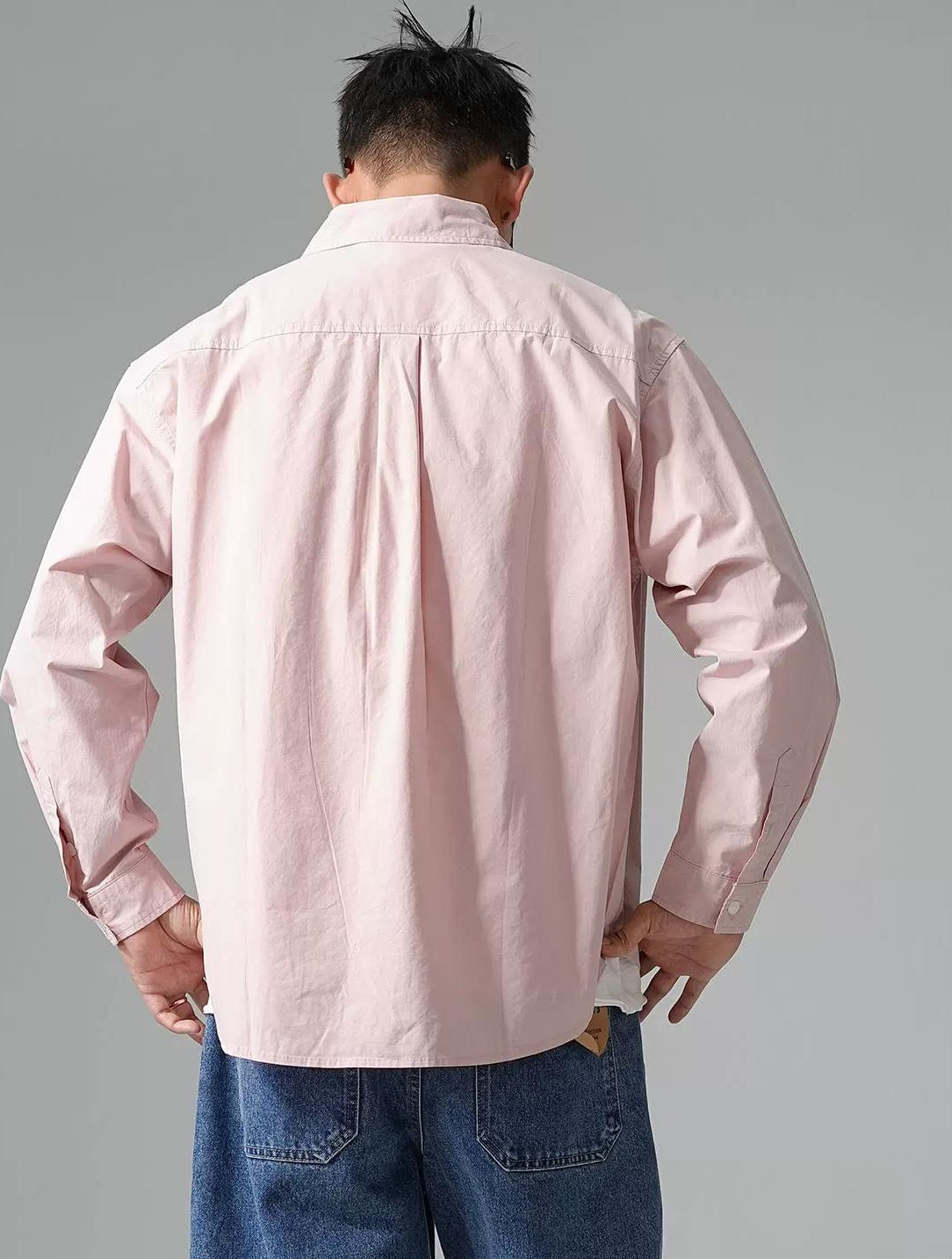 カジュアル刺繍シャツジャケット