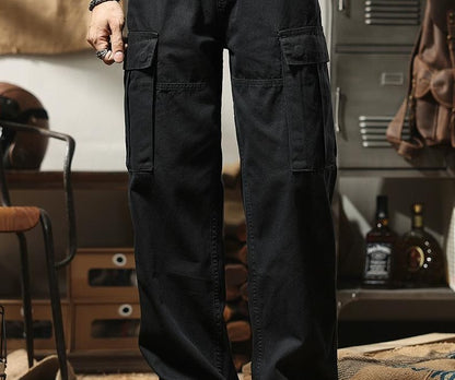 ワイドレッグマルチポケットパンツ