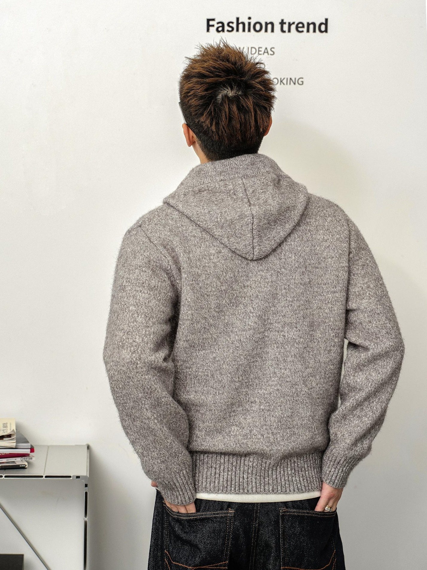 Retro Casual Hooded Cardigan