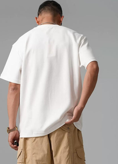 アメリカンスタイル パッチワーク Tシャツ