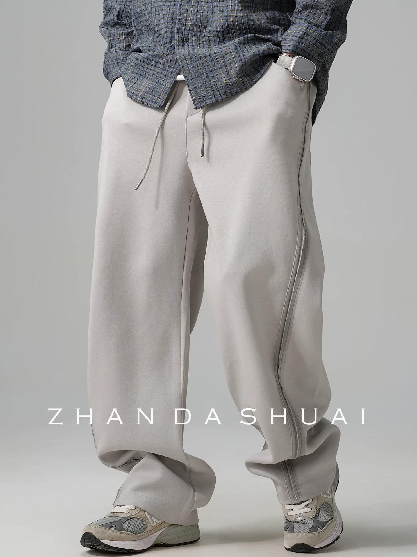 カジュアルルーズスウェットパンツ