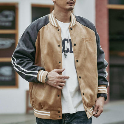 ラグジュアリー カラーブロック ジャケット